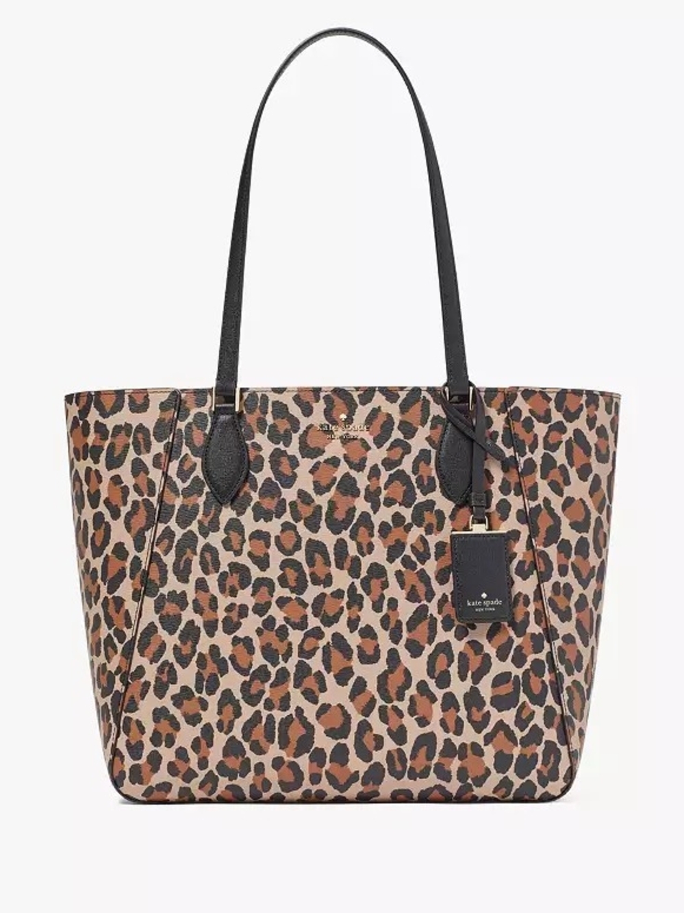 Kate Spade Poppy Spotted Leopard Large Tote